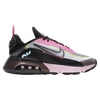 Nike Women's Air Max 2090 Casual Sneakers From Finish Line In White/black/pink Foam