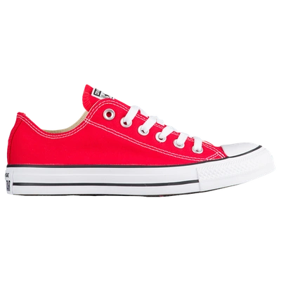 Converse All Star Low Top In Red/white