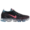 Nike Women's Air Vapormax Flyknit 3 Running Sneakers From Finish Line In Black/hyper Pink/baltic Blue