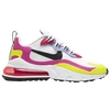 Nike Air Max 270 React Se Sneaker In White/light Thistle/black