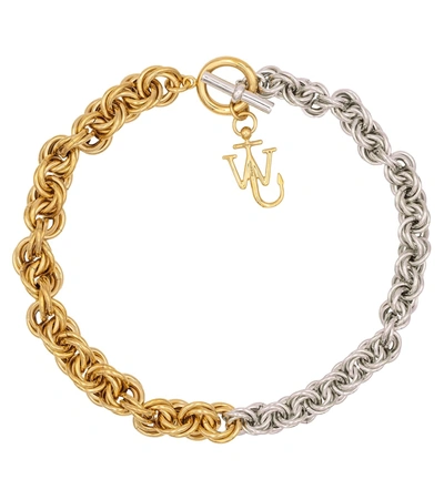Jw Anderson Silver-gold-tone Brass Necklace