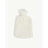 JOHNSTONS CABLE-KNIT CASHMERE HOT WATER BOTTLE,R03663935