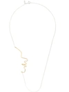 WOUTERS & HENDRIX FACE-DETAIL CHAIN NECKLACE