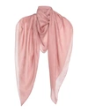 Ferragamo Square Scarves In Pastel Pink