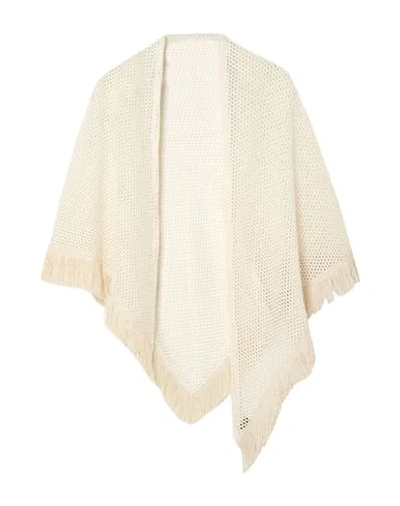 Albus Lumen Shawls In Ivory