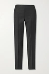 AKRIS MELISSA WOOL-BLEND SLIM-LEG PANTS