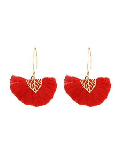 Taolei Earrings In Red
