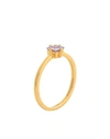 P D PAOLA P D PAOLA LAVANDER LIS WOMAN RING GOLD SIZE 7.5 925/1000 SILVER,50247573XQ 12