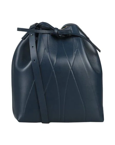 Alesya Orlova Cross-body Bags In Dark Blue