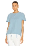 Nili Lotan Brady Cotton Jersey T-shirt In Light Blue