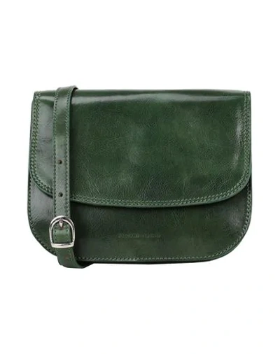 Tuscany Leather Handbags In Green