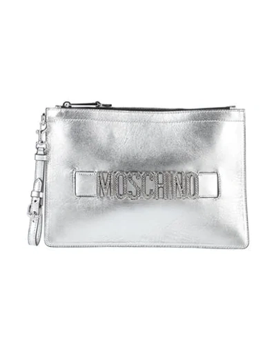 Moschino Handbags In Silver