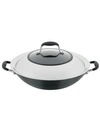 ANOLON ADVANCED HOME HARD-ANODIZED NONSTICK WOK WITH SIDE HANDLES, 14"