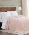 Brooklyn Loom Marshmallow Sherpa Blanket, Twin/twin Xl In Blush