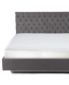 Nestl Bedding Deep Pocket Cotton Terry Queen Hypoallergenic Waterproof Mattress Protector In White