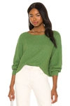 LOVERS & FRIENDS KAIT BLOUSON SWEATER,LOVF-WK863