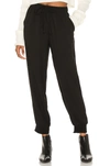 1.state Pull-on Crepe Jogger Pants In Black