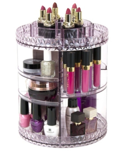 Sorbus Rotating Makeup Organizer & Carousel In Purple