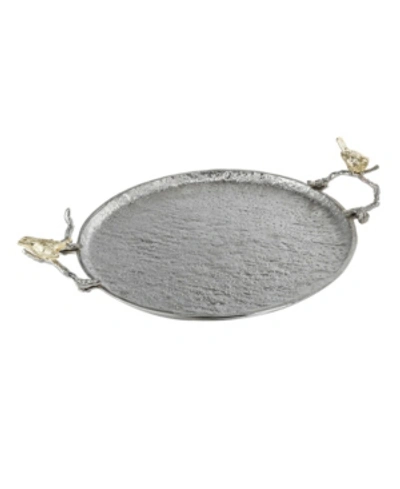 Ab Home Alvada Decorative Tray, Large In Gray