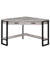 Monarch Specialties Computer Desk - 42" L Reclaimed Corner In Gray
