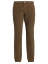 7 FOR ALL MANKIND MOLESKIN SLIMMY STRAIGHT-FIT PANTS,400012923761