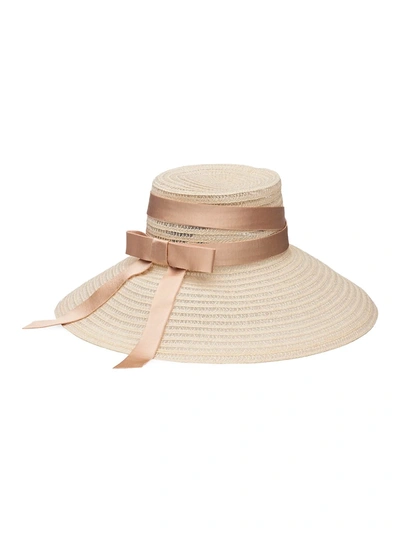 Eugenia Kim Women's Mirabel Open-weave Hemp Sun Hat In Brown