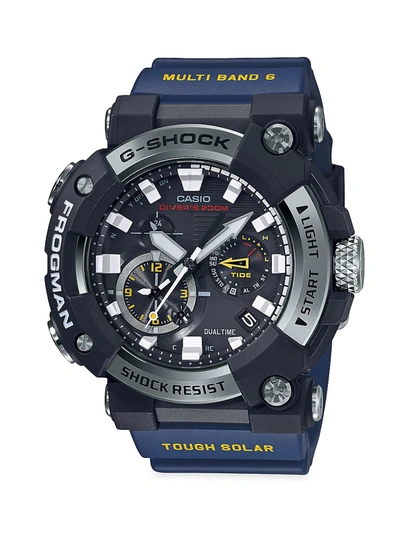 G-shock Master Of G Frogman Analog Diver Watch In Blue