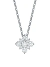 Birks Women's Snowflake 18k White Gold & Diamond Cluster Pendant Necklace