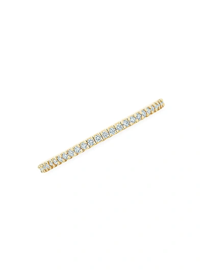 Birks Women's Iconic 18k Yellow Gold & Diamond Rosée Du Matin Stackable Ring In Rose Gold