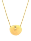 WOUTERS & HENDRIX HAMMERED-DETAIL PENDANT NECKLACE