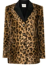 KHAITE LEOPARD-PRINT BLAZER