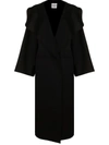 Totême Toteme Signature Wool And Cashmere Coat In Black