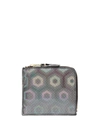 COMME DES GARÇONS HOLOGRAPHIC PRINT ZIP-AROUND WALLET