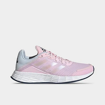 Adidas Originals Adidas Girls' Little Kids' Duramo Sl Running Shoes In Clear Pink/iridescent/halo Blue