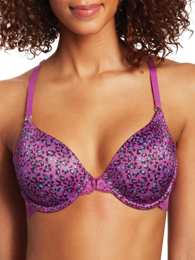 Maidenform One Fab Fit Extra Coverage T-back T-shirt Bra In Phlox Floral