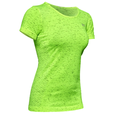 Under Armour Seamless T-shirt In X-ray/metallic Silver