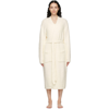 SKIMS OFF-WHITE KNIT COZY dressing gown
