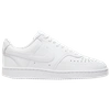 Nike Court Vision Low Casual Sneakers From Finish Line In White/white/black