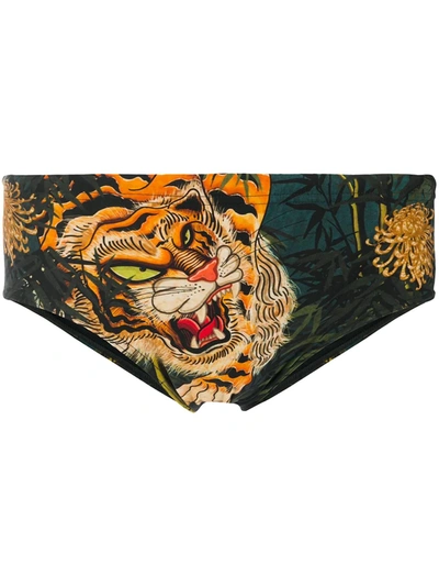 Dsquared2 Tiger Briefs In Black