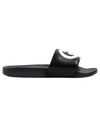 Gucci Interlocking G Sandals In Nero