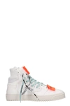 OFF-WHITE 3.0 OFF COURT SNEAKERS IN WHITE LEATHER,OMIA065R21LEA0020135
