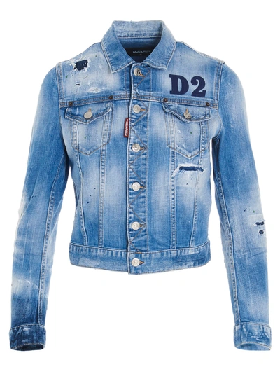 Dsquared2 Classic Jacket In Blue
