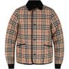 BURBERRY BEIGE JACKET FOR KIDS WITH VINTAGE CHECKS,11667017