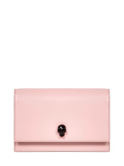 Alexander Mcqueen Skull Mini Shoulder Bag In Pink