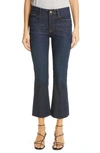 Frame Le Crop Mini Boot Mid-rise Flared Jeans In Meribel