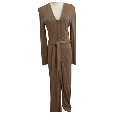 Pre-owned Kaviar Gauche Jumpsuit In Beige