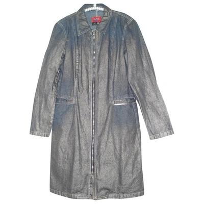 Pre-owned Gas Coat In Blue