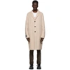 Ksubi Beige Wool Mogul Coat In Tan