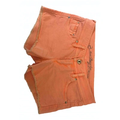 Pre-owned Gas Orange Denim - Jeans Shorts