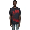 KSUBI BLACK & RED DAZED SHORT SLEEVE SHIRT